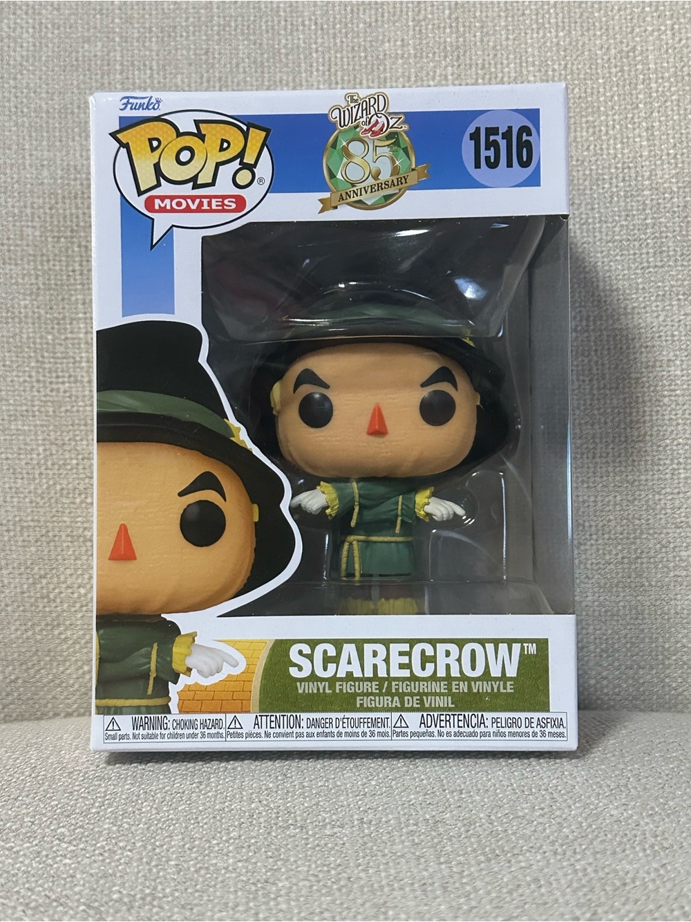 Funko Pop! Movies Scarecrow Figure - Green, Black, Yellow
